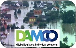 Damco pomaga ofiarom powodzi