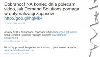 Demand Solutions osiągalny jest już na Twitter