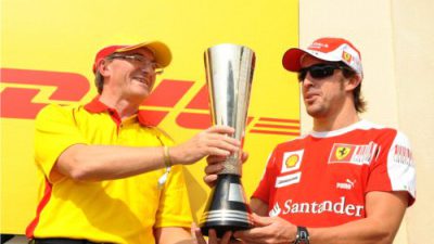 Fernando Alonso zdobywa DHL Fastest Lap Trophy