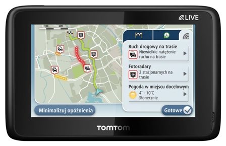 TomTom pomoże ominąć korek drogowy
