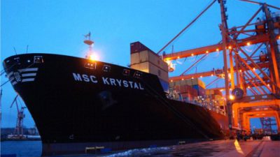 Największy kontenerowiec w historii Portu Gdynia w BCT