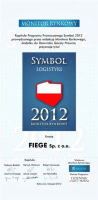 FIEGE ‘SYMBOLEM LOGISTYKI’ 2012