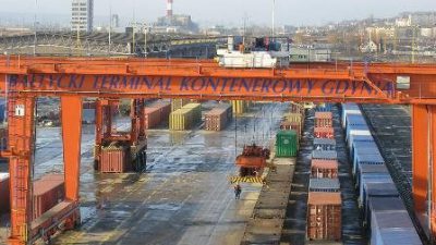 Morskie terminale kontenerowe potrzebują kolei