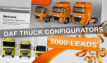 Konfigurator DAF Truck: Już 5000 zapytań ofertowych