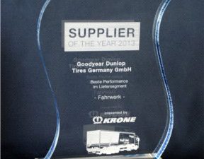 Goodyear Dunlop „Dostawcą Roku” firmy Kron