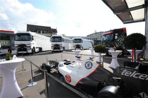 Renault Trucks T High dla zespołu Sauber F1 Team [Zobacz zdjęcia]