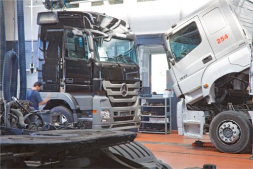 Nowa stacja pojazdów ciężarowych MercedesBenz w Będzinie
