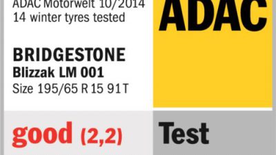 Opony Bridgestone a testy ADAC
