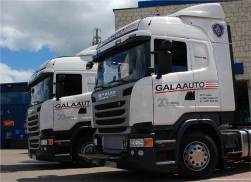 Firma Galaauto wybiera markę Scania