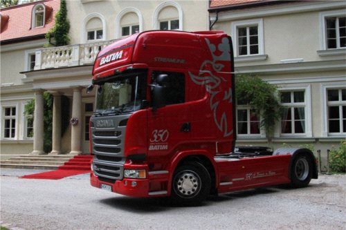 Firma Batim odebrała 350 ciągnik marki Scania