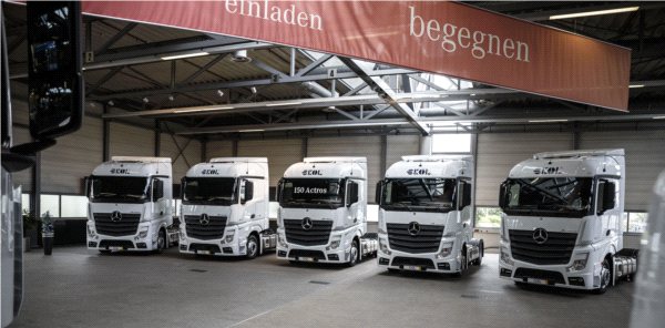 Ekol powiększa swoją europejską flotę o 150 nowych ciągników marki Mercedes