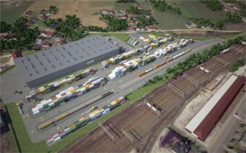 W Łapach powstanie centrum logistyczne z terminalem kontenerowym