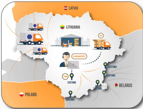 e-Manifest skróci kolejki na przejściu Litwa – Białoruś