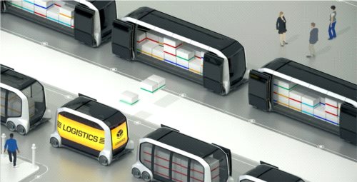 Toyota e-Pallete dla logistyki przyszłości