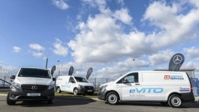 LS Airport Services sprawdzi 3 elektryczne eVito