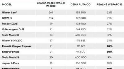 Dziś zakup „elektryka” się nie opłaca, czy zmieni to publiczna dotacja?