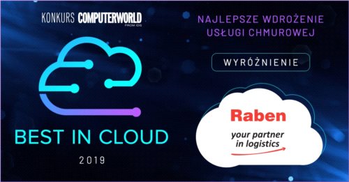 Wyróżnienie Best in Cloud dla Grupy Raben