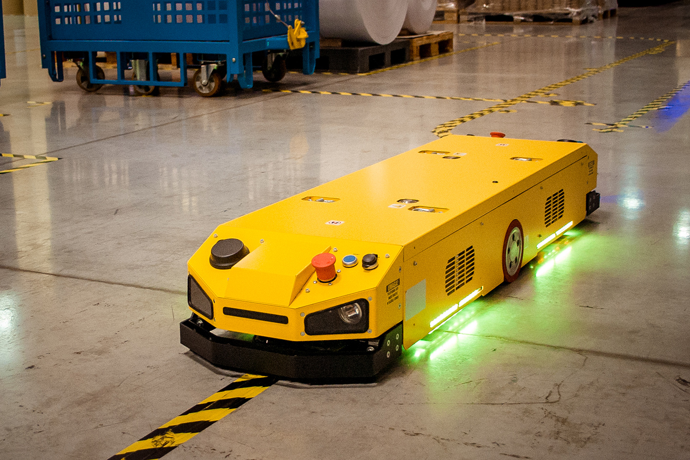 Robotyka mobilna a wsparcie zadań logistycznych w przemyśle