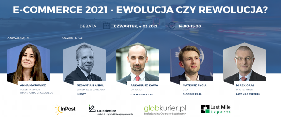 ,,E-commerce 2021 – ewolucja czy rewolucja?” – debata Polskiego Instytutu Transportu Drogowego