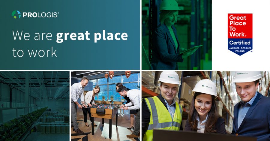 Prologis to Great Place to Work