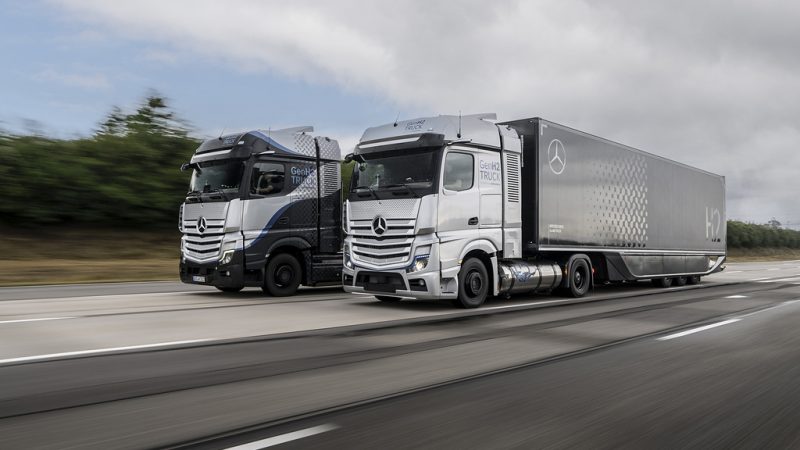 Daimler Truck testuje samochód ciężarowy napędzany ciekłym wodorem