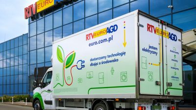 RTV EURO AGD wprowadza do swojej floty elektryczne auta dostawcze