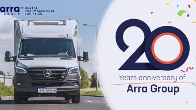 Arra Group świętuje 20 lat na globalnym rynku logistyki farmacji