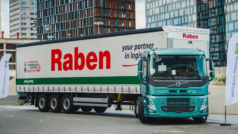 IKEA, Volvo Trucks i Grupa Raben na rzecz zeroemisyjnego transportu