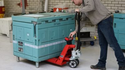 CryoTechnics używa wózków RAVAS-1100 do ważenia suchego lodu