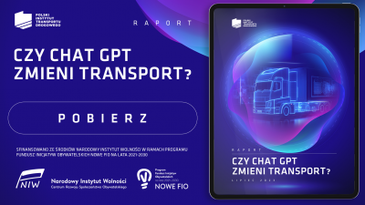 Raport PITD “Czy Chat GPT zmieni transport?” jest już dostępny