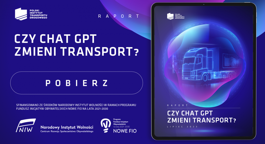 Raport PITD “Czy Chat GPT zmieni transport?” jest już dostępny