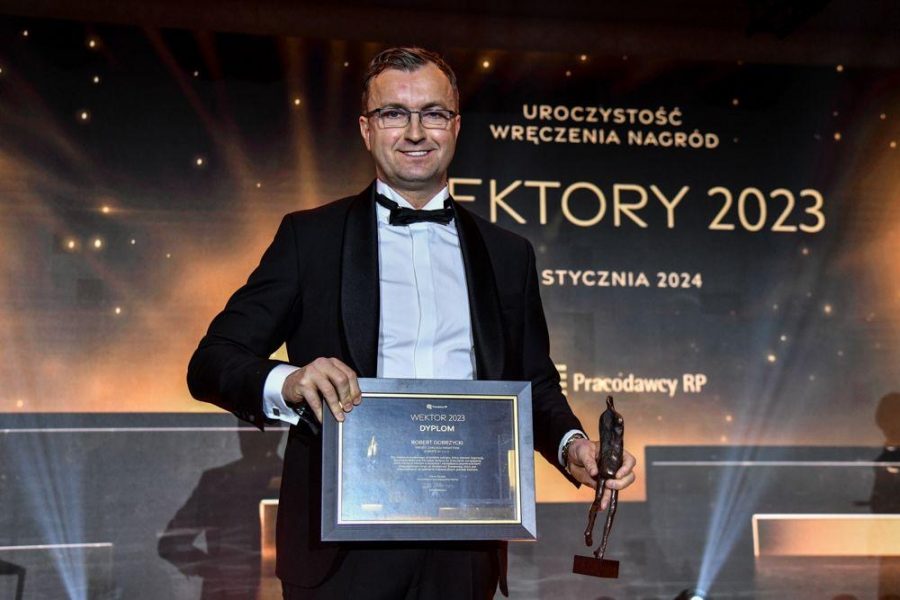 Robert Dobrzycki nagrodzony Wektorem 2023