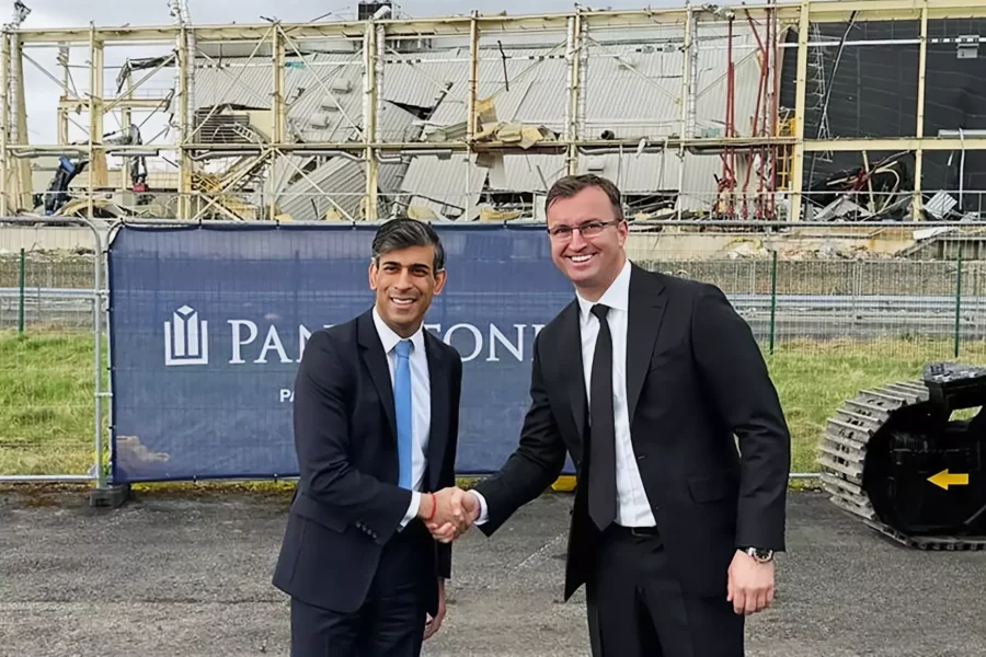 Premier Wielkiej Brytanii i Panattoni otwierają budowę w Swidon
