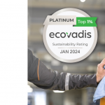 Logo EcoVadis Platinum 2024 Sustainability Rating