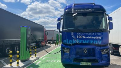 DB Schenker testuje elektryczny ciągnik siodłowy Renault Trucks T E-Tech