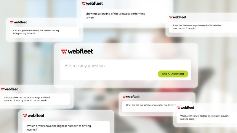 Webfleet przedstawia nowego AI Assistant