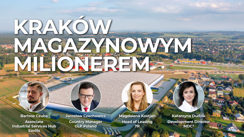 Kraków magazynowym milionerem