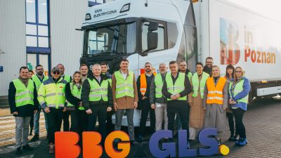 GLS Poland przetestował elektryka Scanii na trasie Głuchowo–Poczdam