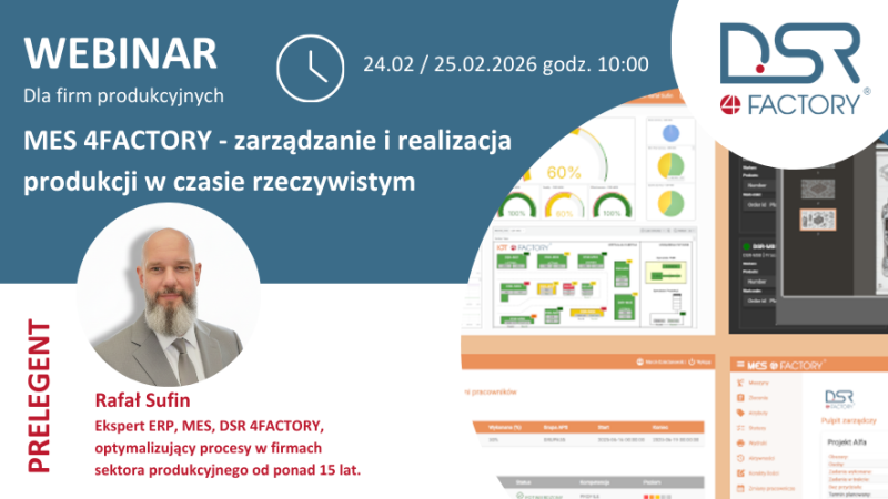 Bezpłatny webinar – zarządzanie i realizacja produkcji w czasie rzeczywistym