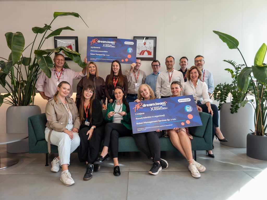 Dwa projekty Grupy Raben docenione w konkursie HR Dream Team 2026